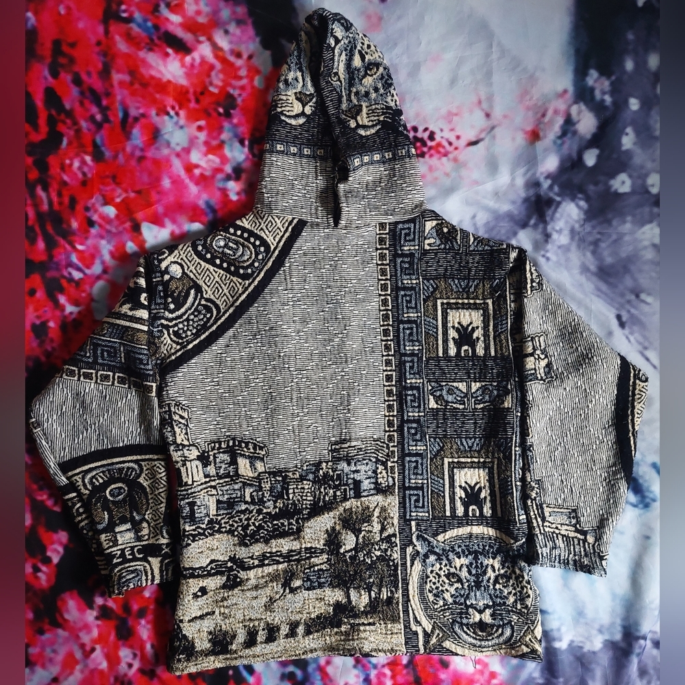 Mayan Calender & Leopard Hoodie